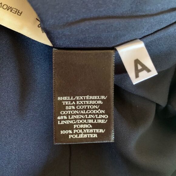 New Ann Taylor botanical linen a-line skirt. Size 4P - Picture 6 of 6